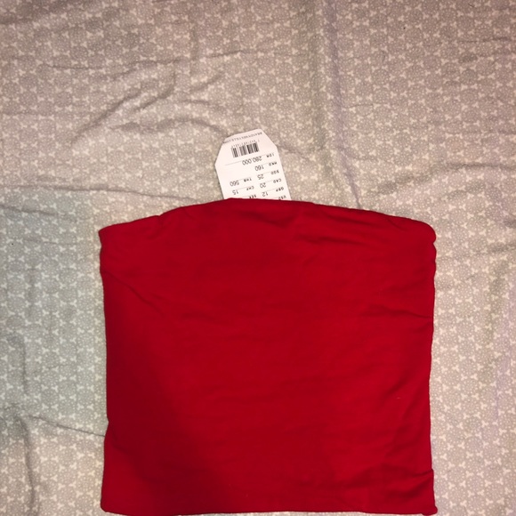 Brandy Melville Tops - Brandy Melville Red Tube Top